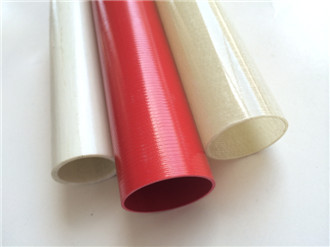 red color glass fiber tubes