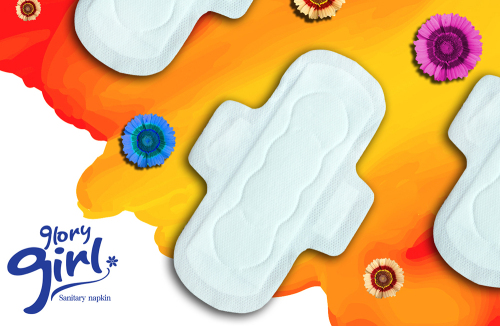 Ultra thin menstrual pads sanitary napkins for girl