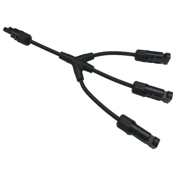 Y Type MC4 Solar Panel Cable Connectors 3-1