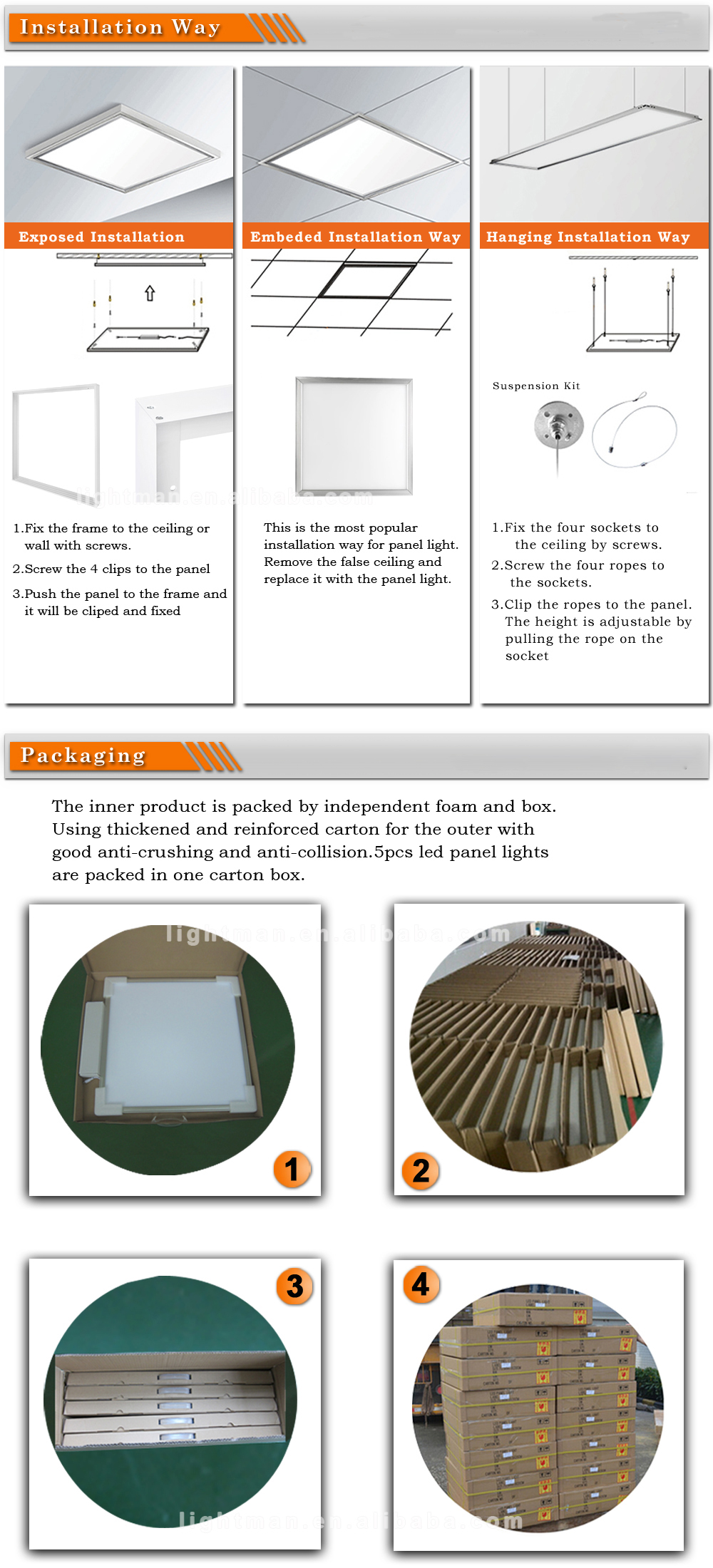 48W 600x600 Dimmable Led Flat Panel Ceiling Light