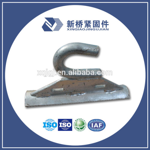 Hot-dip galvanized hanging hook cast iron wall hook power line fitting/anchor hook