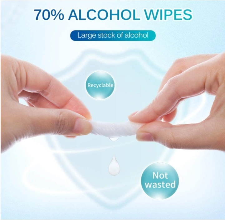 Pre Injection FDA Bd Wholesale Disinfectant Price Antibacterial 70 Isopropyl Disposable Prep Pad Wipes Alcohol Swab