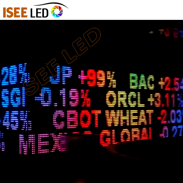 300 mm -es DMX512 vezérelt digitális LED RGB panel