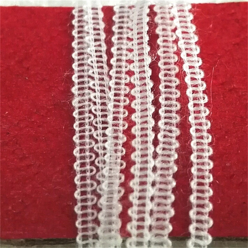 Wholesale 3.4NM 58% A Acrylic 42% N Nylon white fancy tape yarn for decoration