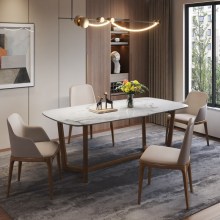 Modern Luxury Dining Table Sets | Solid Wood Dining Room Sets | Wholesale Marble Furniture