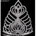 Tall Heart Miss Beauty Pageant Crown Combs