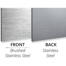 3MM Brush Stainless Steel/Stainless Steel Panel