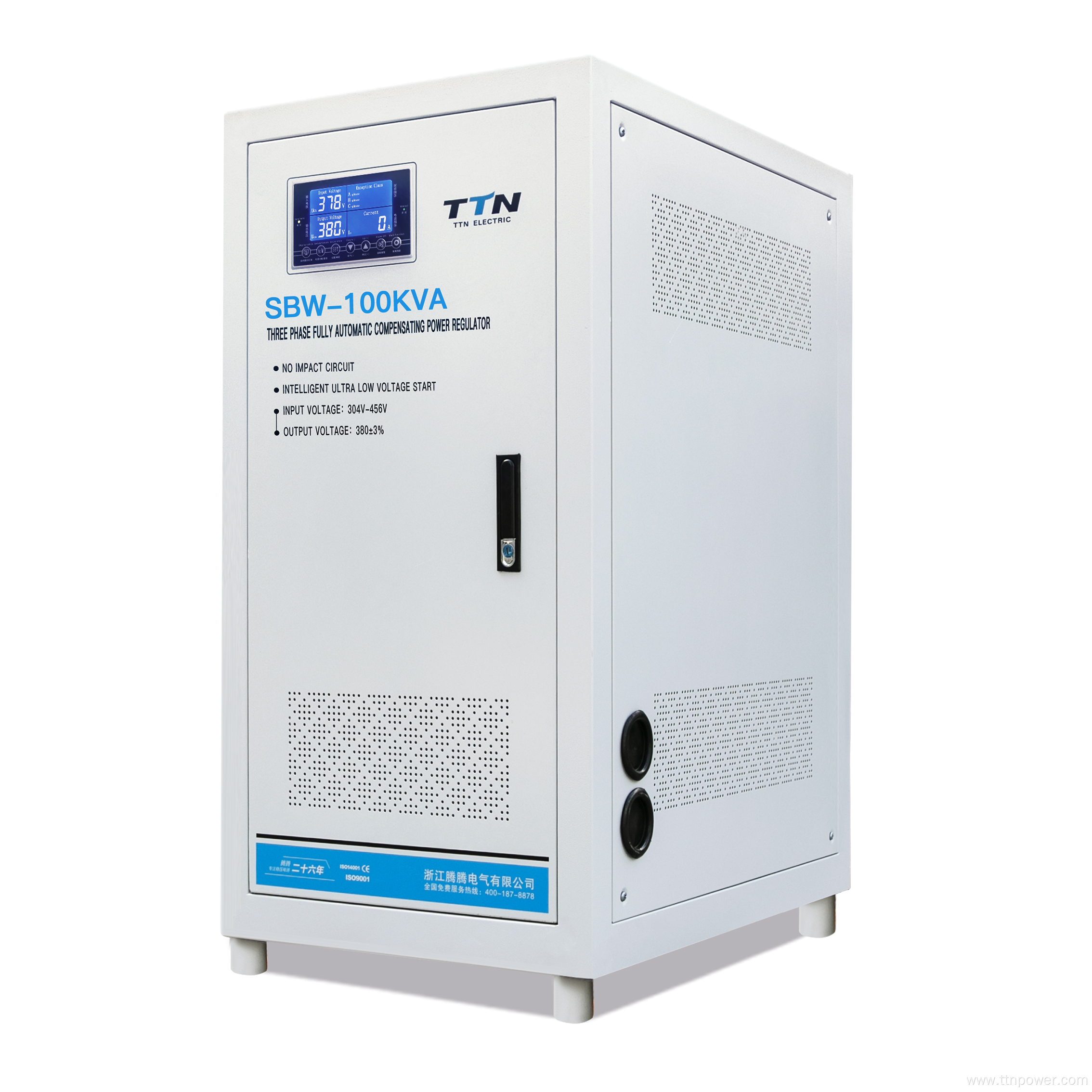 SBW-400K Industrial Best Three Phase Voltage Regulator