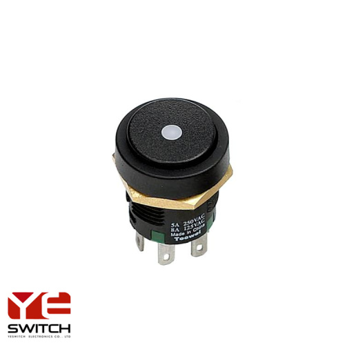 Kalis air 5A 250VAC pushbutton switch dengan CE Certificated