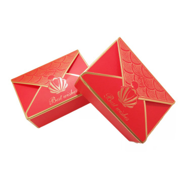 Kundenspezifische Schokoladenbox-Umschlagverpackung mit Presssiegel