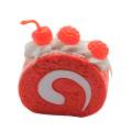 Simulation Cake Roll Fruit Cake Miniature Figurines  Resin Craft Photography Props Home Decoration Accessories