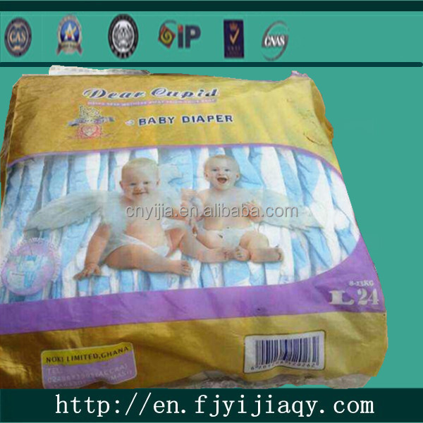 Super absorption dear cupid baby diapers for Ghana