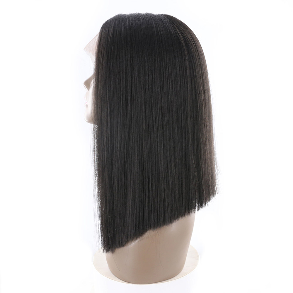 DTL new Synthetic hair wig 14 inch machine made for black women bob straight heat resistant soft synthetic hair wigs