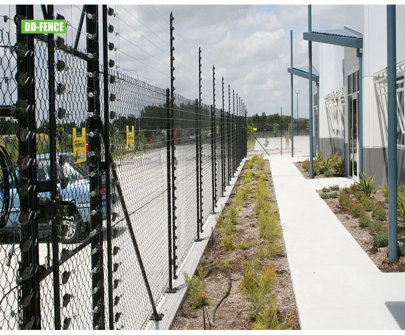 High Voltage Pulse Electric Fencing Alarm System, Support 4, 6, 8, 10, 12 Lines Electric Fence for Garden Prison Border Railway Power Station