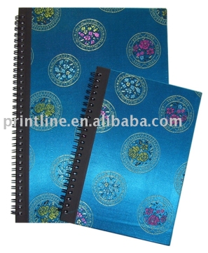 Silk Cover Spiral Notebook