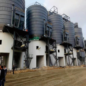 Silos in the grain and its related industries