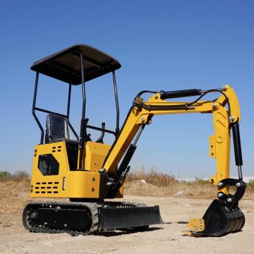 Mini -Bagger 1ton hydraulischer Crawler