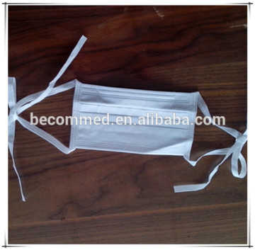 Disposable non woven face mask tie on face mask