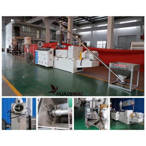 PVC hot cutting plastic granulating machine