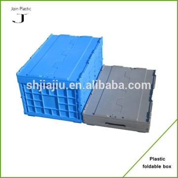 Folding industrial storage bins