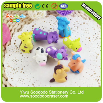 Fancy Animal Sets Novelty Horse Rubber Eraser