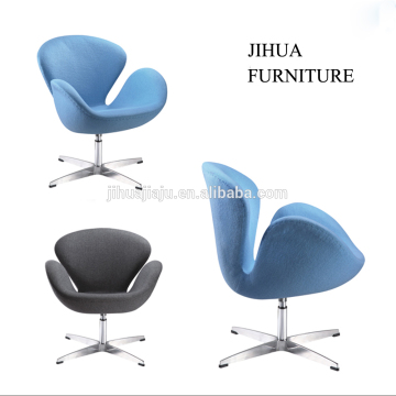 swan chair/modern leisure chair/fiberglass shell chair