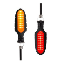 Motorcycle LED Turn Signal Lights - Flowing Water Sequential Indicators 12V Tail Lamp