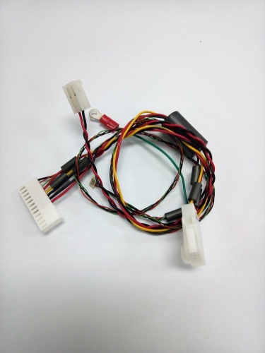 Wire harness with ferrite cores