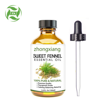 100% pure organic Sweet Fennel essential Oil