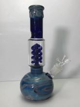 Glass Beaker Bongs with Coil Recycler and Paunch