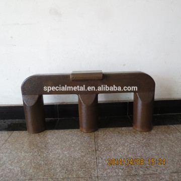 3 stubs anode yokes for aluminium smelting