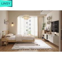 Linsy Queen Size Modern Bedroom Set for Apartment Furniture