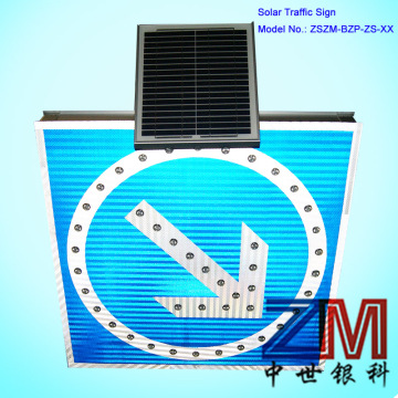 High-Luminance Solar One Arrow Road Sign/ Guide Road Sign / Solar Guide Sign