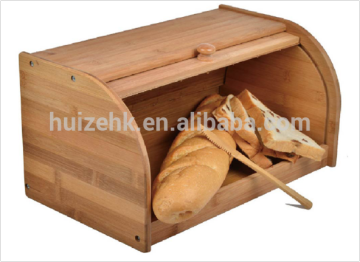 Bamboo Bread Box With Lid