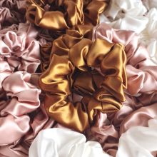 printing silk scrunchies medium