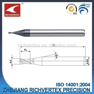 micro router bits micro diameter 0.2-1.0mm Solid tungsten carbide end mills