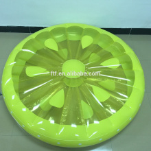 Lovely yellow lemon inflatable floating row