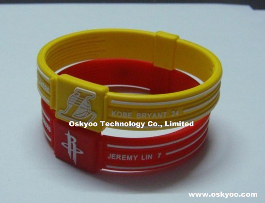 Power Ion Balance Silicone Sport Wristband Bracelets (P5500)