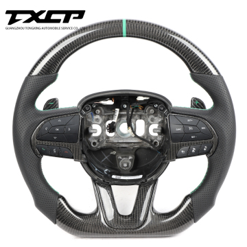 Steering Wheel Carbon Fiber Fit for Dodge PU Charger Srt Steering Wheel  2012 Challenger