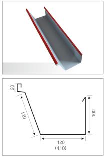 gutter roll forming machine roof gutter making machine