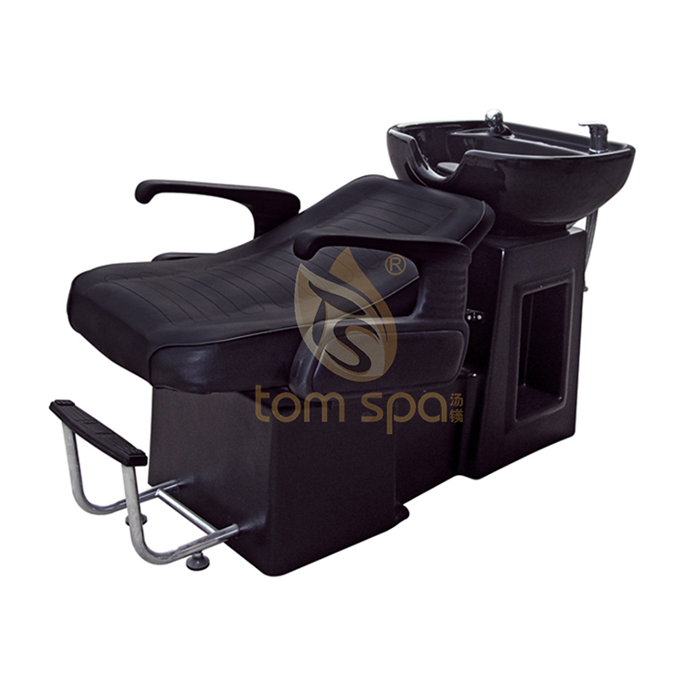 Premium Leather Salon Shampoo Chair