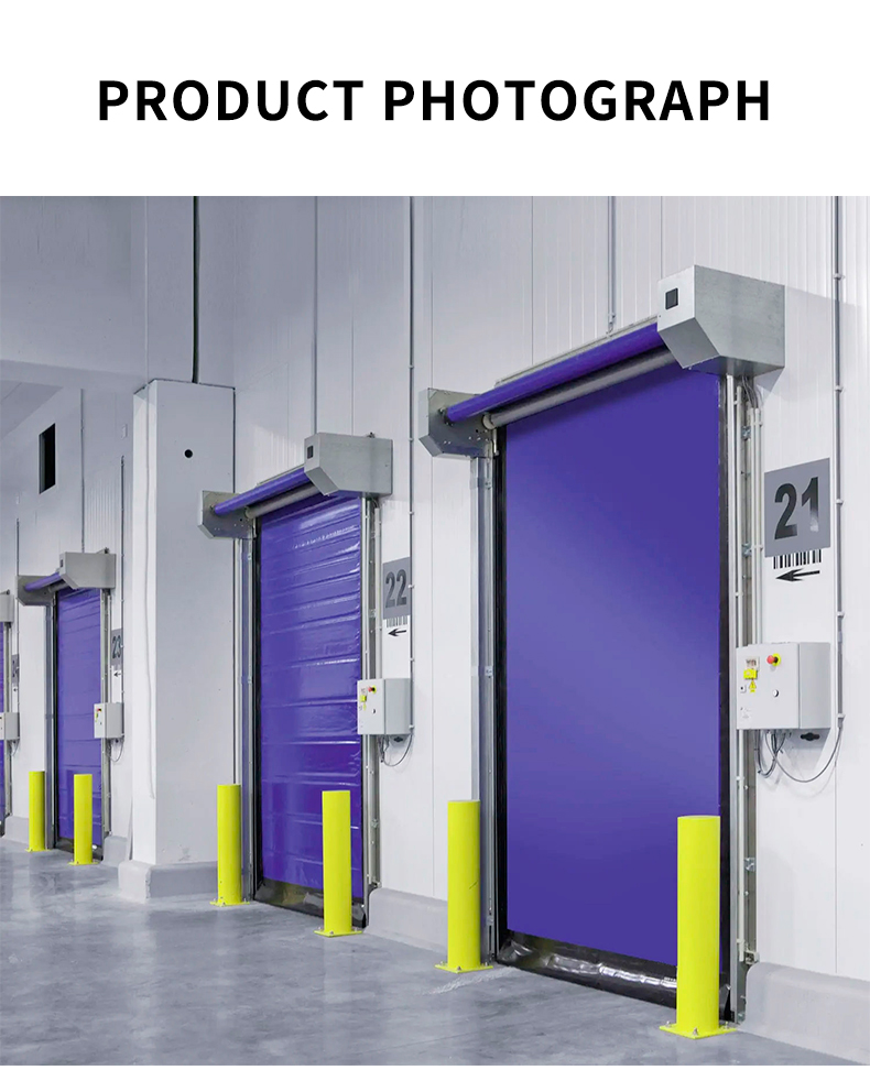 Cold storage zip fast door