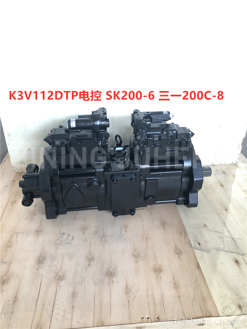 Pièces d'excavatrice Kobelco SK200-5 Pompe hydraulique K3V112DTP