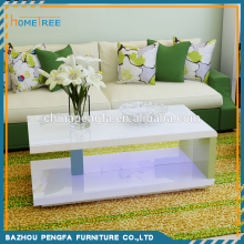 Best Price Simple Mdf High Gloss Coffee Table, White Coffee Table