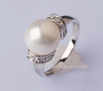 925 silver mother of pearl ring