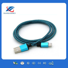 Smart Cellphone Charging Cable with Nylon Micro USB Cable