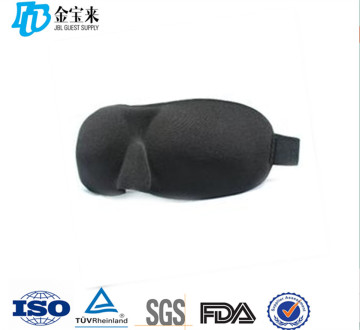 Black Polyester 3D sleep mask