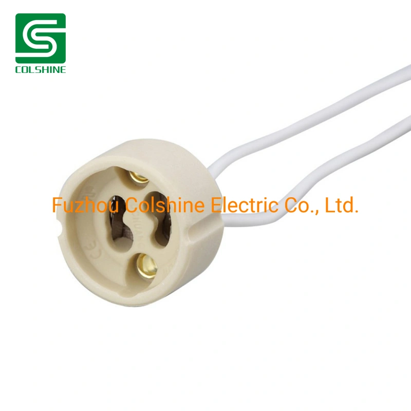 GU10 Lamp Holder Wire Connector Ceramic Socket for GU10 Light