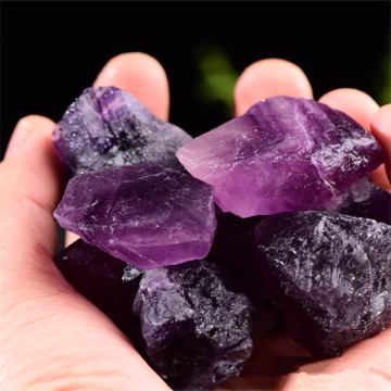 Wholesale Natural Purple Fluorite Raw Stones for Healing