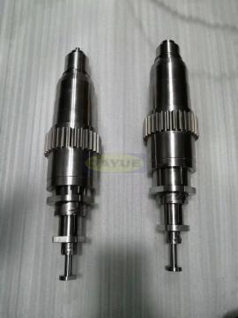 Precision machining of threaded core pins mold components